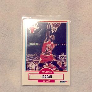 Mint condition Michael jordan fleer 90 trading card